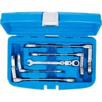 Bgs Double-Joint Ratchet Combination Wrench Set