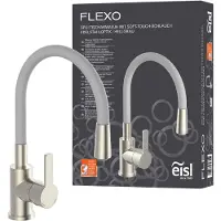Eisl mélangeur de cuisine FLEXO, mélangeur de cuisine flexible avec fonction d'économie d'eau, mélangeur de cuisine pivotant à 360