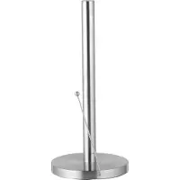 Esmeyer Porte-rouleau de cuisine Sam Dimensions : 15 x 33 cm (Ø x H) Matériau : acier inoxydable, Distributeur d'essuie-tout, Argent