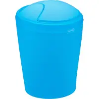 Spirella 7610583095848, 5 litres, forme ronde, en polypropylène (PP), couleur bleue, manuel, en polypropylène