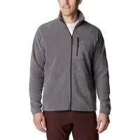 Columbia Veste en polaire 'FAST TREK II' gris fumé / blanc