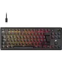 Corsair Tas K70 Core Tkl Rgb Blac Gaming Keyboard English Noir