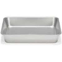 Patisse Moule à pâtisserie carré 22 x 4 cm en acier argenté, Moule à gâteau, Argent