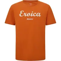 Santini Eroica Strada Short Sleeve T-shirt Orange S