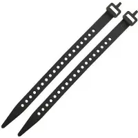 USWE Tpu 25 Cm Straps 2 Units Argenté