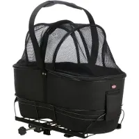Trixie Basket Bicycles Luggage Rack Noir 29 x 49 x 60 cm