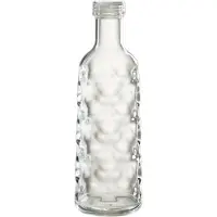 Jline Bouteille martelee boite cadeau plastique transparent