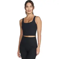 SKECHERS Go Flex Rib Longline BH Schwarz L (L), Noir