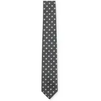 BOSS Cravate en soie mélangée à motif jacquard