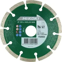 HiKOKI 752802 Disque diamant - 125 x 22,2 x 7mm - universel fritté