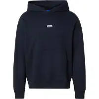 HUGO Sweat-shirt 'Nazardo' noir / blanc