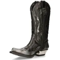 New rock Bottes de cowboy '7921-S3' noir