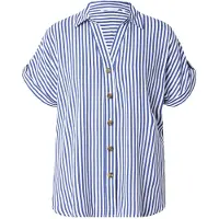 ONLY Chemisier 'ONLYasmin' bleu foncé / blanc