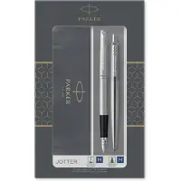 Parker Jotter coffret cadeau Duo : Stylo bille + Stylo plume acier