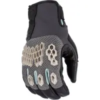 KLIM Baja S4, gants ,Gris Foncé/Beige/Noir ,L