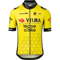 Tvl Team Visma Lease A Bike Replica 2025 Short Sleeve Jersey Jaune M Homme