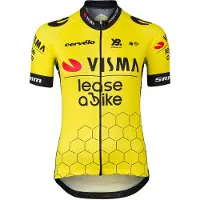 Tvl Team Visma Lease A Bike Replica 2025 Short Sleeve Jersey Jaune L Femme
