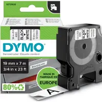 Dymo 45803 (S0720830) - (19 mm) - Noir sur blanc - Ruban