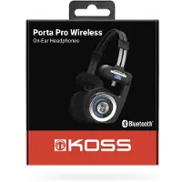 Koss Casque audio avec et sans fil Porta Pro Wireless 2.0 Bluetooth Noir et Bleu