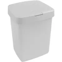 Sunware Delta Trash Can avec rabat 10L Blanc