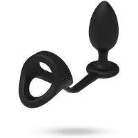 Vuxen RamRod Cockstrap With Anal Plug