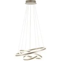 Stars of Light Lampe à suspension Tonarella champagne 3 bagues