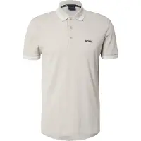 BOSS Paddy 10241663 Short Sleeve Polo Beige S Homme