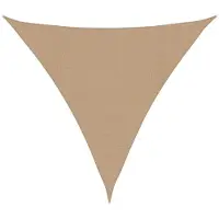 vidaXL Voile d'ombrage 160 g/m² Taupe 5x5x5 m PEHD