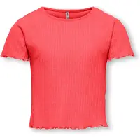 ONLY GIRLS T-Shirt 'KOGNella' rouge clair