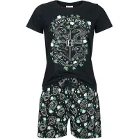 Harry Potter Pyjama de - Poudlard - S - XXL - pour Femme - noir - Taille XL
