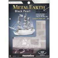 Metal Earth Terre Métallique - Bateau pirate -Noir perle-