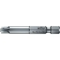 Wiha Embout Professional PlusMinus/Pozidriv 1/4" (32496) SL/PZ2 x 50 mm (Cruciforme Pozidriv PZ, PlusMinus)