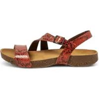 Art pour femme. 11045S188003_006 Sandales en cuir 1045S I Breathe orange (42), Plat, Boucle, Casuel