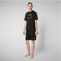 Save the Duck pour homme. DW2238M-RIPO20 Maillot de bain noir Bascom (S), Beachwear, Polyester