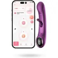 HoneyPlayBox Tempo Vibromasseur Point G Avec App 21 cm Violet