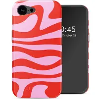 Selencia Coque arrière Vivid avec MagSafe Apple iPhone 17e / 16e - Dream Swirl Pink