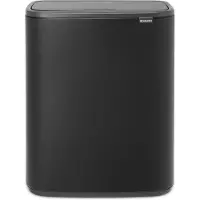 Brabantia Contenitore Touch Bo, Poubelle, Noir
