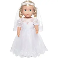 Heless Robe de mariée Sissi taille 35-45 cm
