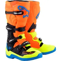 Alpinestars Bottes Tech 5 Orange Fluo Enamel Blue Yel Fl