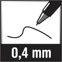 BIC Fineliner intensity 0,4mm bleu (12x)