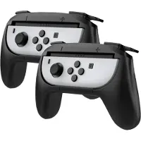 Stealth Joy-Con Controller Grips - Double Pack (Switch 2), Manette : accessoires, Noir