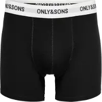 Only & Sons Boxers 'ONSFitz' noir / blanc