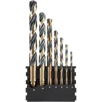 DeWalt 7pc Black N Gold Drill Bit Mix Bar (3-12mm)