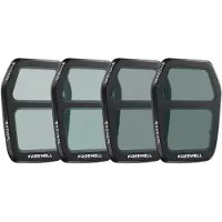 FreeWell Set Of 4 Bright Day Filters For Dji Air 3s Noir