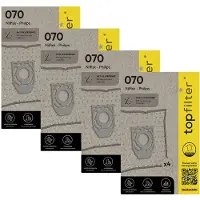 Top Filter Lot de 4 packs de 4 sacs aspirateur 64070 Philips TopFilter Premium