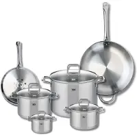 Elo Ensemble de 2 Poêles de cuisson 24 et 32 cm et 4 faitouts 12, 16, 20 et 26 cm Profi Citrin