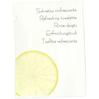 Fackelmann 236523 Lot De 30 Rince-Doigts, Lingettes Rince Doigts, Senteur Citron, Lave-Mains, Papier, Aluminium, Blanc, 7 X 5 Cm (Emballage Lingette)