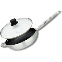 Elo Poêle wok 28 cm avec revêtement céramique sans PFAS et son couvercle