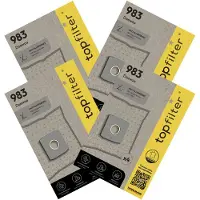 Top Filter Lot de 4 packs de 4 sacs aspirateur 64983 pour Daewoo TopFilter Premium