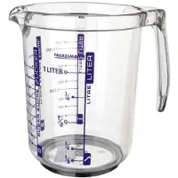 Fackelmann 41355 Verre Doseur Professionnel Plastique San 1 L Import Allemagne